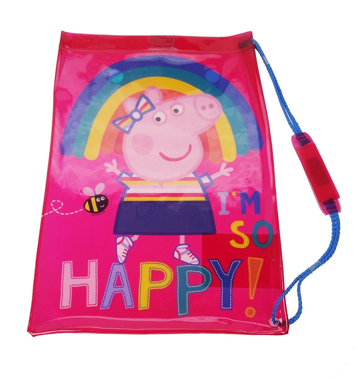Peppa Pig PVC Swim Bag Gym Tote, 42 cm, Pink
