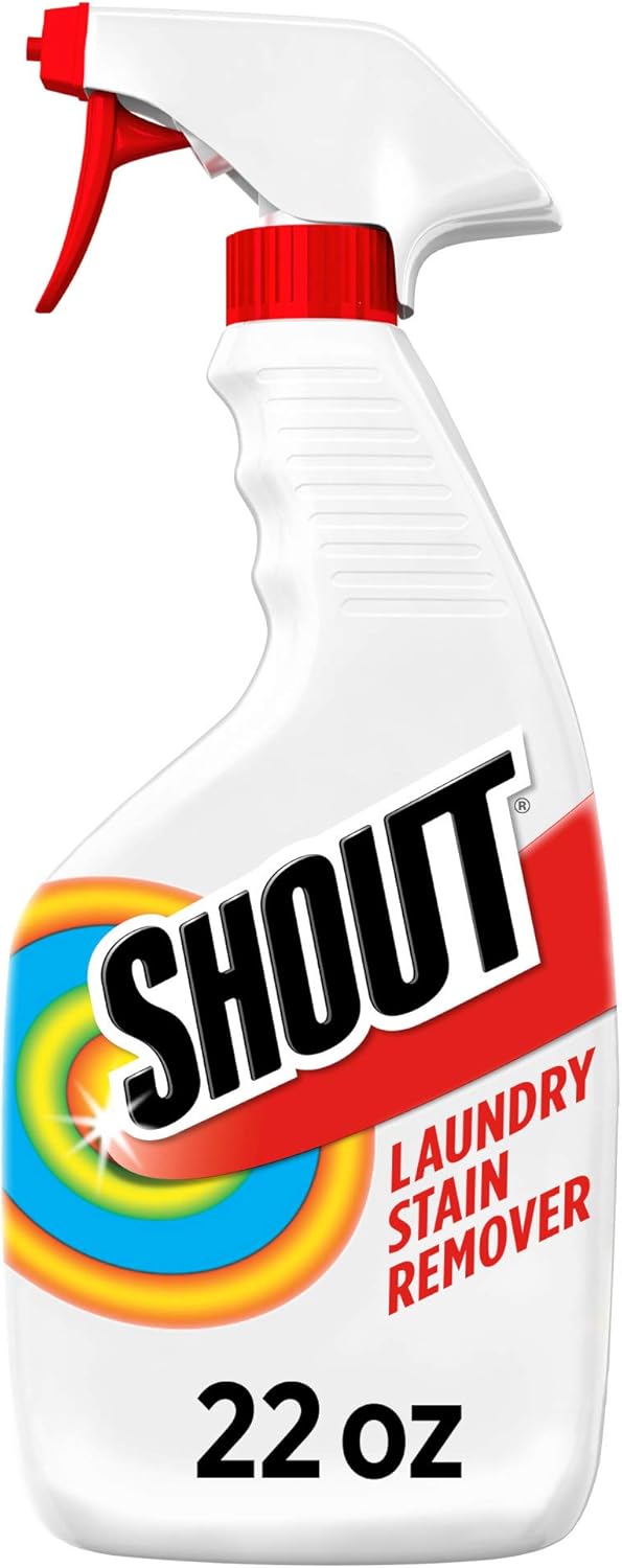 Shout Triple-Acting Laundry Stain Remover Spray Bottle for Everyday Stains, 30 fl oz Value Pack: Everything Else