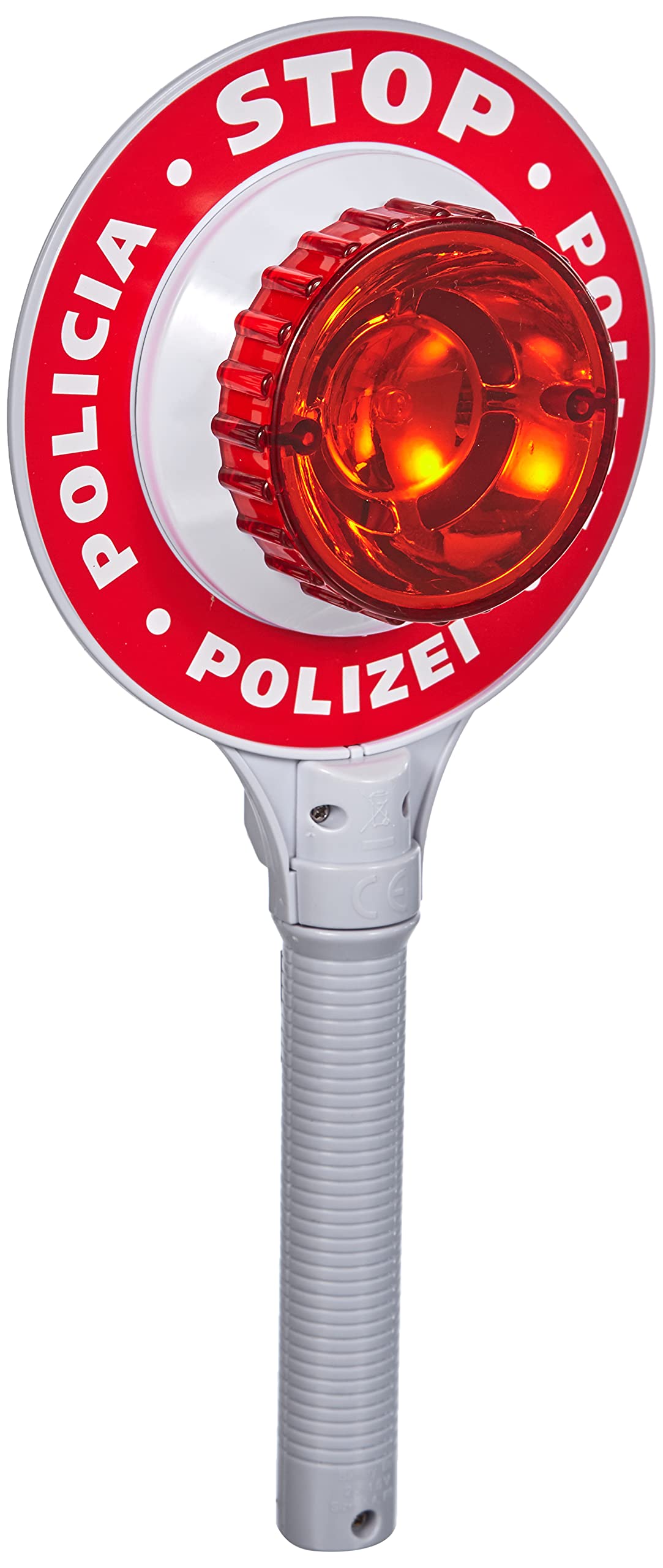 Theo Klein 8858 - Police Unit Ben & Sam Police Flagging-Down Disc with Flashing Light, Toy