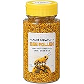 Raw Bee Pollen Granules – 100% Pure Superfood Rich in Vitamins, Antioxidants, & Amino Acids, Natural Energy Boost (3.5oz Pack of 1)
