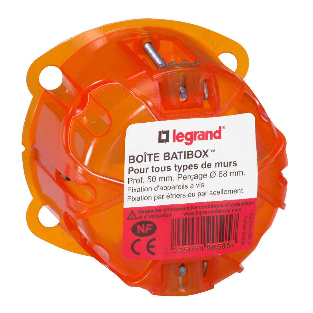 Legrand Batibox 090505 Flush-Mounted Box Orange