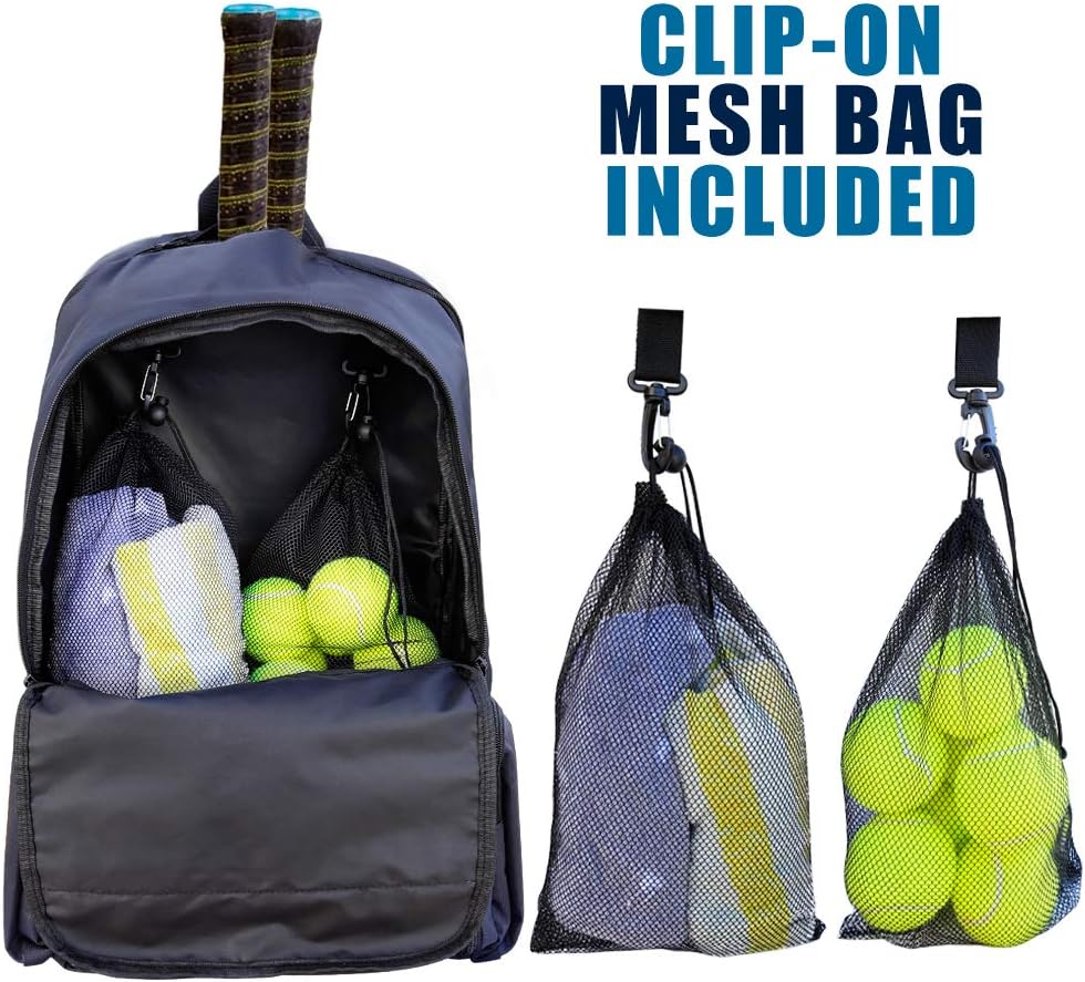 ZOEA Tennis Bag Tennis Backpack Pickleball Bag Tennis Bags for Men Blue : Sports & Outdoors