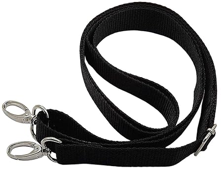 Universal Tragegurt für diverse Taschen mit 2 Karabinerhaken in Schwarz in verschiedenen Designs (Modell 2)