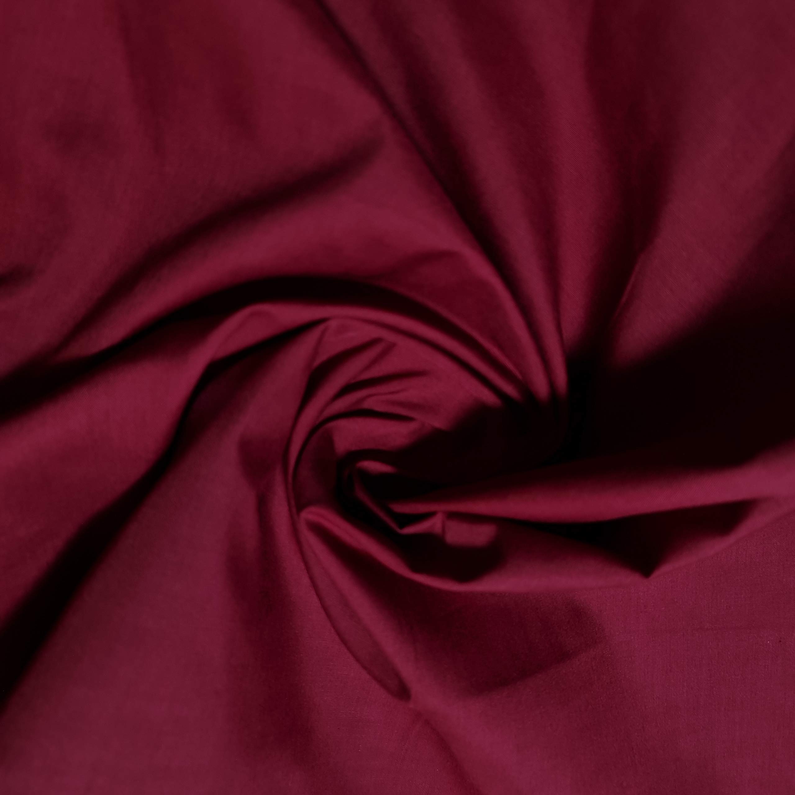 Textile Station Plain/Solid Dyed Polyester Polycotton Dress Craft Fabric Material 44" - 112 cm Wide Sold As 1 Meter Pre - Cut Lengths (Available in 42 Colours) (Wine, 10 Meter)