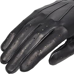 Fleming James Bond Spectre Leather Driving Gloves 15-1007: Black