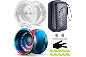 WATIEOBOOYOYO P02+M18 YoYo Perfect Set, Dual Mode yoyo (Professional Responsive and Non-Responsive), Suitable for Yo-yo Beginners Kids and Adult Professional Players, yoyo Tricks Performance