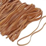 YHQZ 50 Pcs Large Heavy Duty Rubber Bands 17 cm 0.4 cm Brown Set view 1