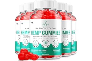 (5 Pack) Harmony Glow Hemp Gummies - HarmonyGlow Advanced Formula, and Reviews, 300 Gummies