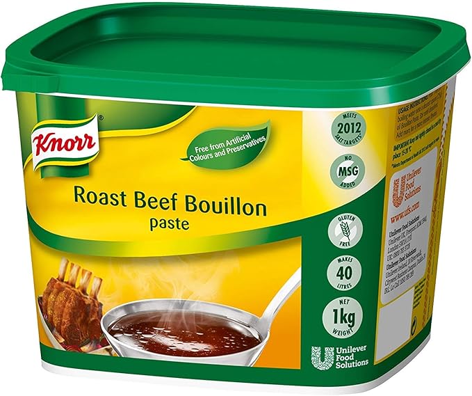 Knorr Roast Beef Bouillon Paste Gluten Free Pack Size = 1x1kg Amazon