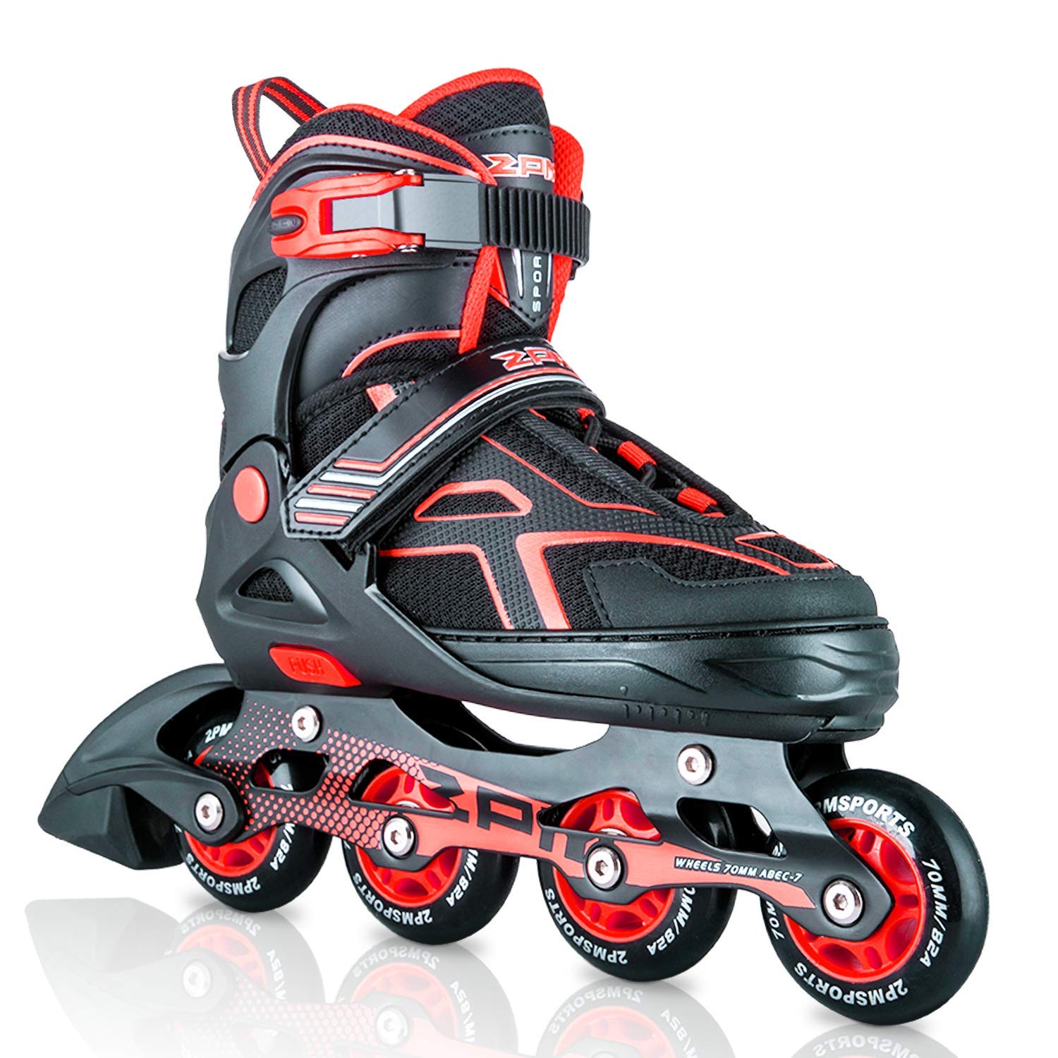 2PM SPORTS Torinx Red Boys Adjustable Inline