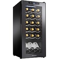 Wine Enthusiast 18-Bottle Single Zone Compressor Wine Cooler