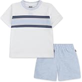 Levi's Boys' and Baby Graphic T-Shirt and Shorts 2-Piece Outfit Set