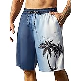 Hardaddy Men's Swim Trunks Quick Dry Bathing Suit Swimming Board Shorts Mesh Lining Hawaiian Beach Swimwear with Pockets