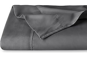 Bare Home Flat Top Sheet Premium 1800 Ultra-Soft Microfiber Collection - Double Brushed, Hypoallergenic, Wrinkle Resistant, E