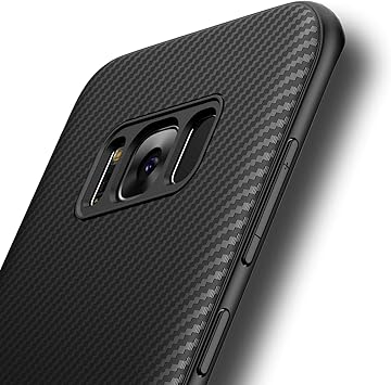 Losvick Coque Pour Samsung Galaxy S8 Plus Silicone Souple Ultra Fine Tpu Housse Anti Choc Anti Rayure Bumper Air Cushion Protection Cover Fibre De Carbone Etui Coque Pour Galaxy S8 Plus Amazon Fr High Tech