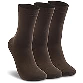 LIXIA Womens Thin Merino Wool Crew Socks Warm Breathable Winter Boot Liners Cozy Thermal Casual for Dress Trousers