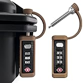 LAFENLIN Gun Case Locks 2 Pack, TSA Approved Case Lock for Gun Case, Handgun Case Padlock for Gun Safe, Air Travel Padlock Hard Pistol Case Lock for Rifles & Shotguns, 3 Digits Heavy Duty TSA Locks