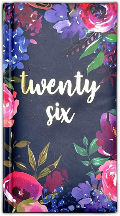 Orbitron Diary Slim 2026 Week to View Blue Tropical Full Year Planner
