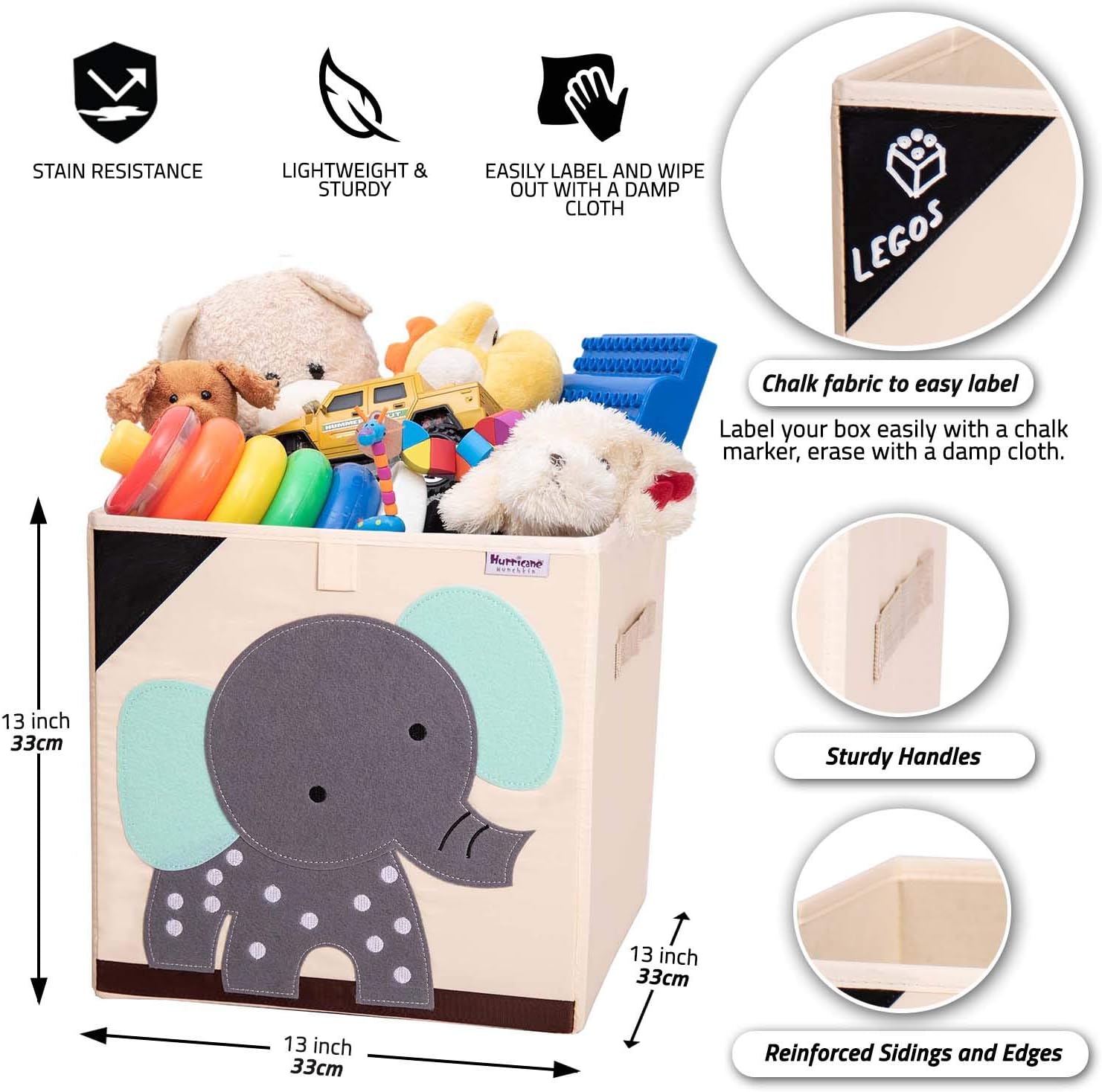 woodland animal storage cubes