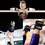 FINGER TEN Gymnastics Hand Grips Wristbands for Women Girls Purple S view 7