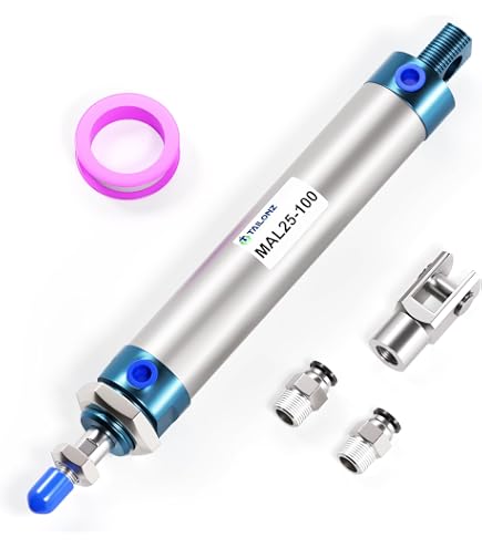uxcell Pneumatic Air Cylinder 16mm Bore 50mm Stroke with Y