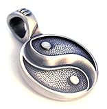 BICO 'Yin & Yan' Yin and Yang Pendant in a Satin