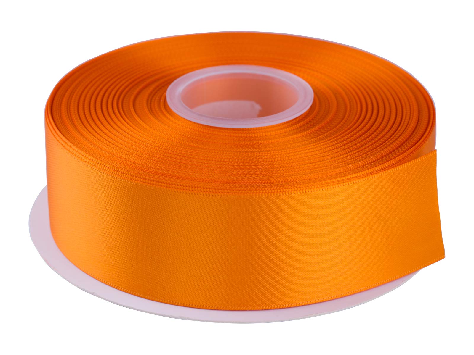 AVANAVA 38mm Wide Double Face Satin Ribbon - 45 Meters (668-Orange Peel)