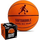 GalaHub Silent Basketball Airless Indoor Training Ball 2026 New Upgraded Soft Foam Noiseless Basketball | Soundless Ball for Indoor Training and Quiet Dribbling | Gift for Sport Lover