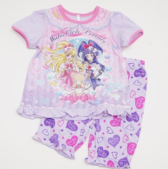 Amazon 魔法使いプリキュア 光る勇気リング付き 半袖パジャマ 100ｃｍ 130ｃｍ b 110ｃｍ パジャマ 通販