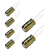 Replacement for 6 pcs Panasonic FM Series Capacitors 25V 100uf Low Impedance