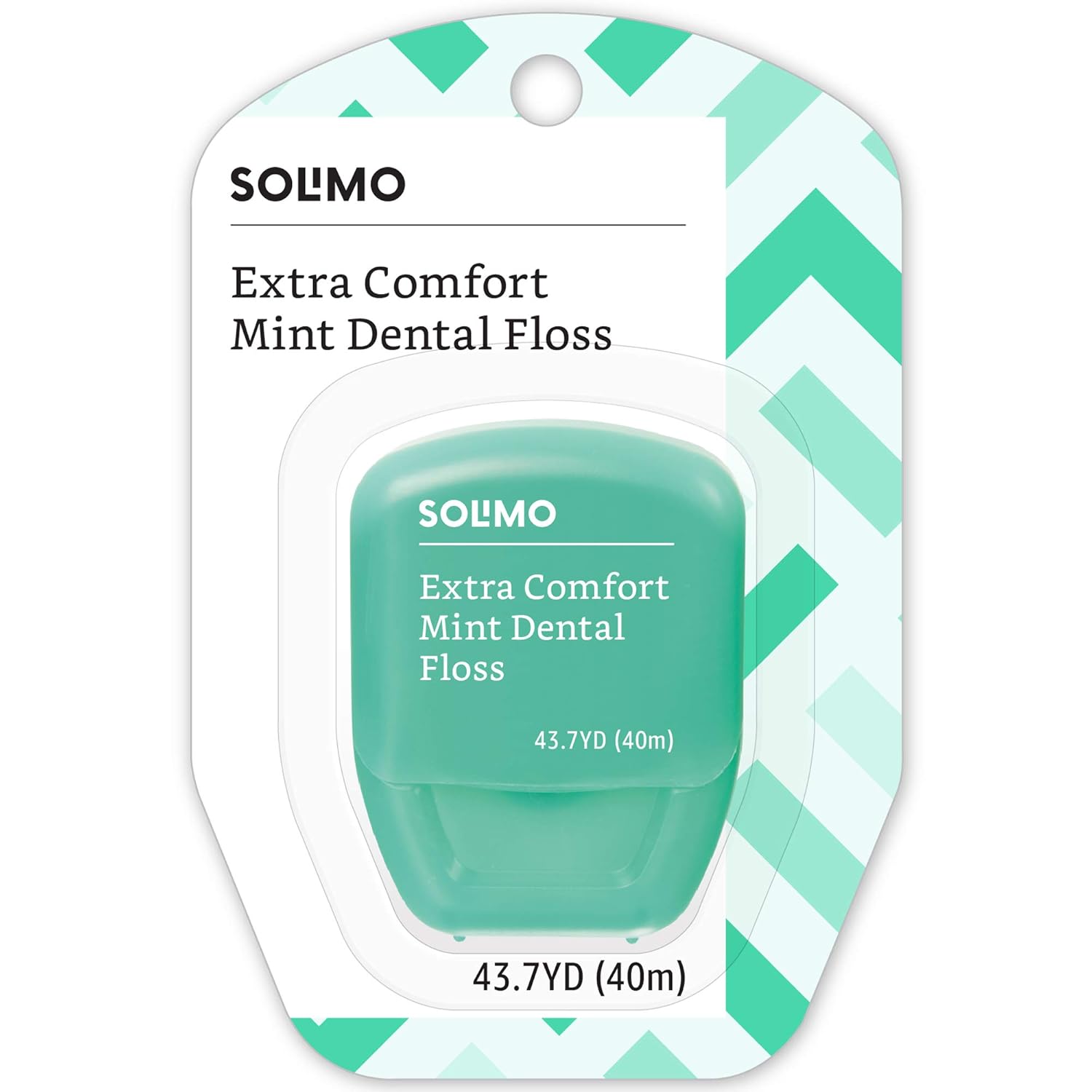  Brand - Solimo Extra Comfort Mint Dental Floss, 40 M (Pack of 6) : Health & Personal Care