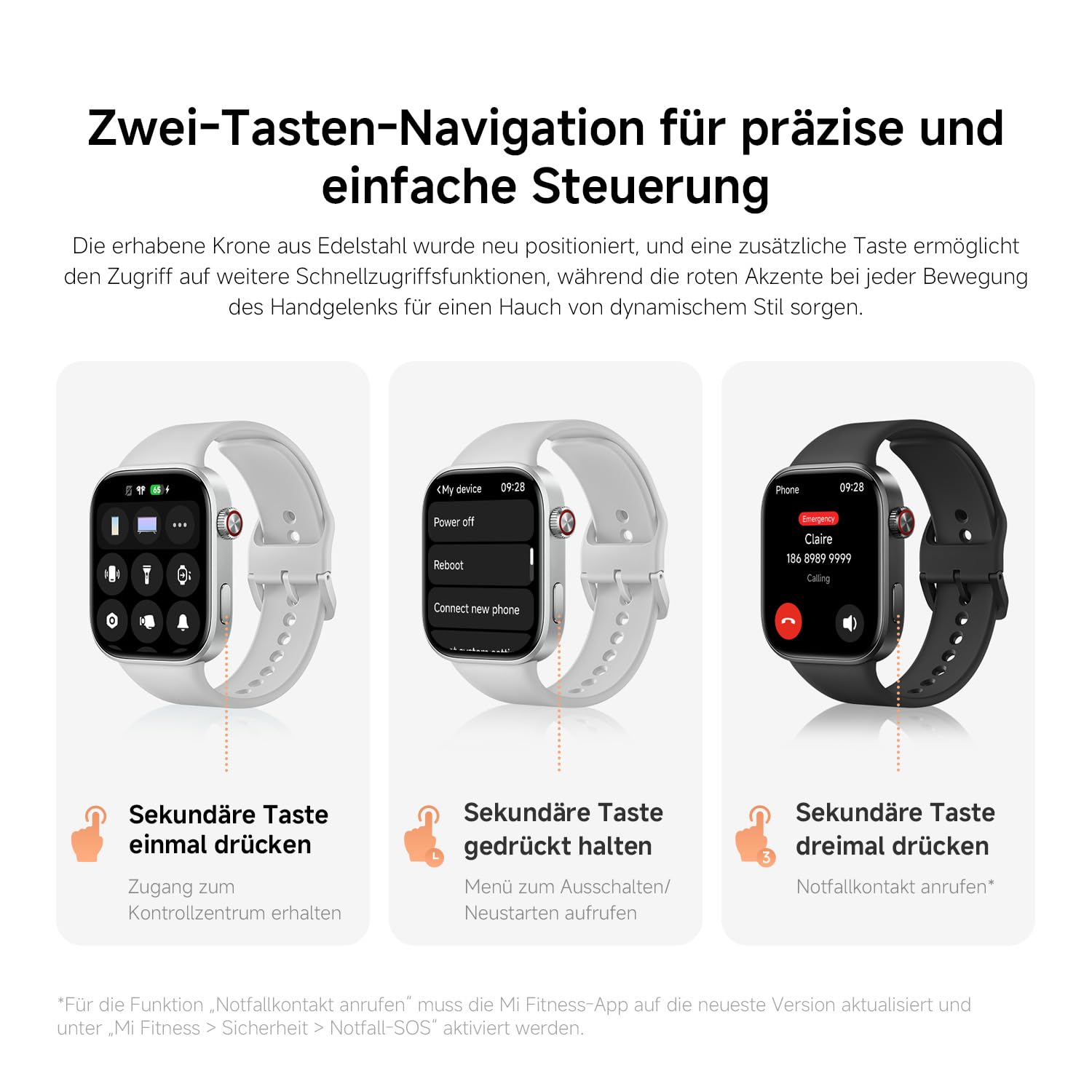 XIAOMI Redmi Watch 6 NFC, Smartwatch Damen, 24 Tage Akku, Schwarz 6