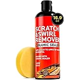 500ml Car Scratch Remover for Vehicles: Automotive Swirls Rrepair Eraser Restorer & Polishing with Buffer Pad - Scratch Eraser Kit for Light Scratches Oxidation & Water Spots (16.9 fl oz)