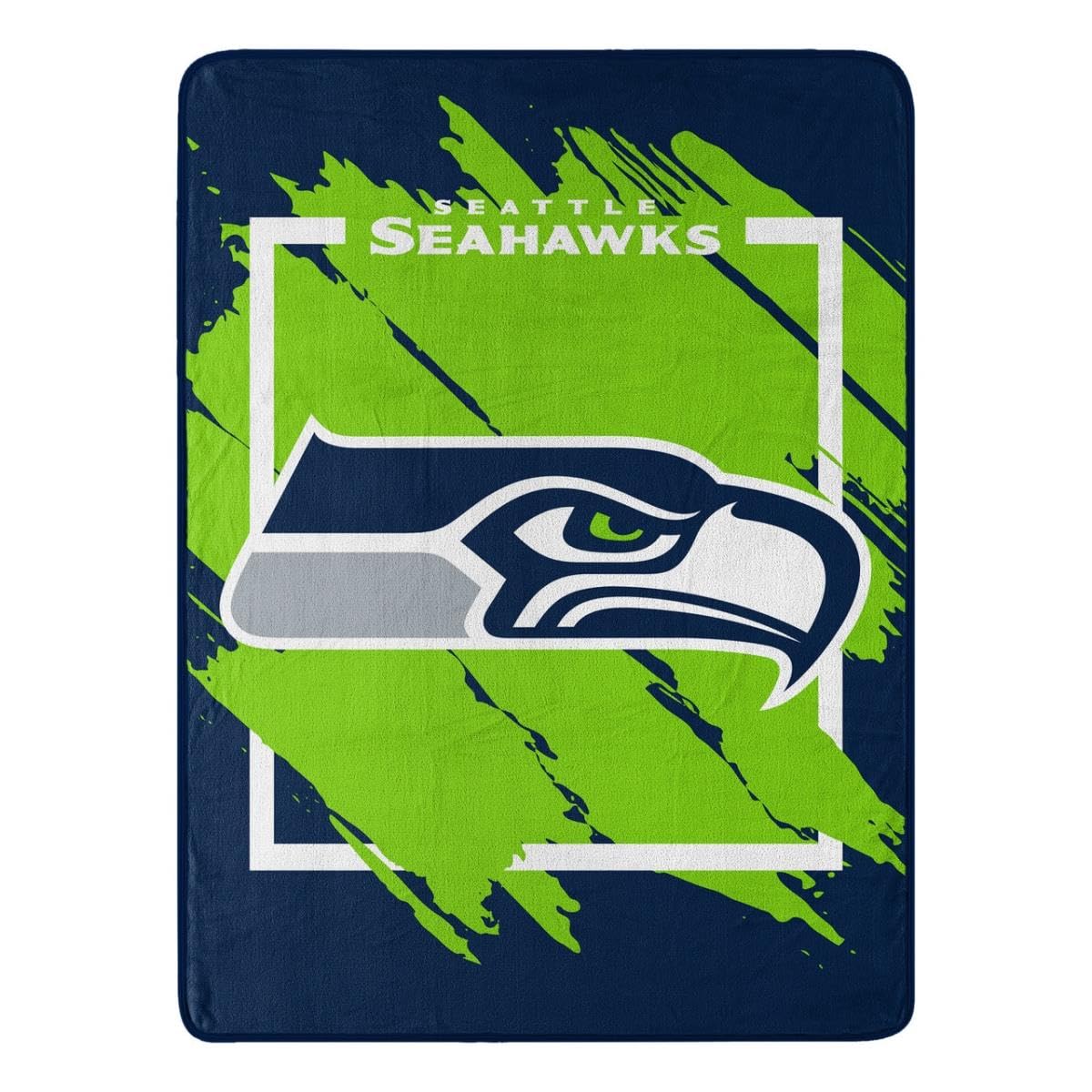 Photo 1 of NORTHWEST ENTERPRISES NFL 46x60 Dimensional Design Micro Raschel Throw Blanket (Seattle Seahawks)