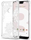 Greatruly Floral Clear Pretty Phone Case For Google Pixel