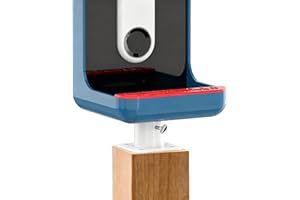 Nakucholy Metal Deck & Fence Mount Adapter Designed for Bird Buddy Smart Bird Feeder with Camera – Durable Metal Post Mount Base Outdoor Weatherproof for Backyard Garden