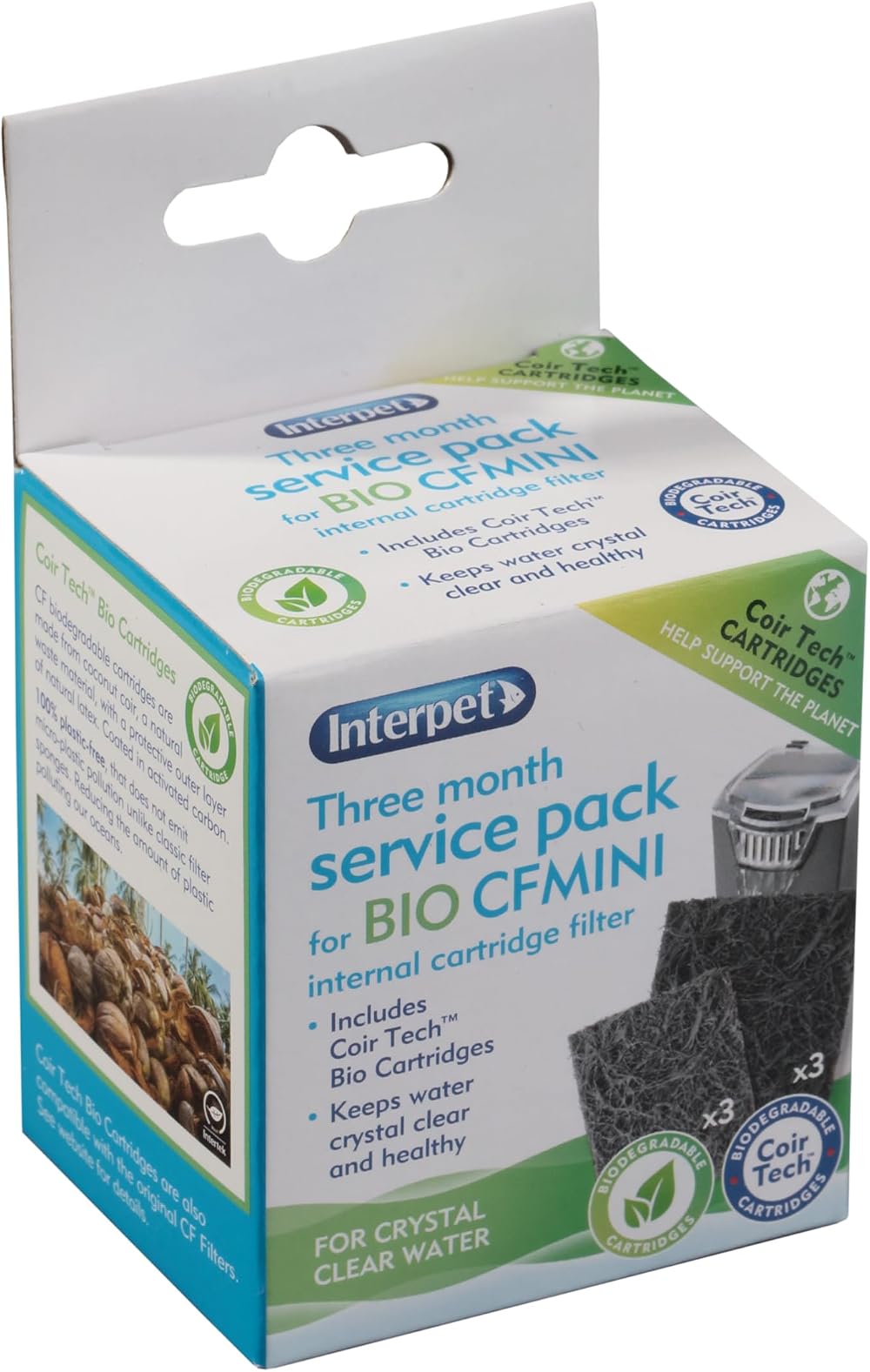 Interpet 3 Month Service Pack for CF Mini Internal Cartridge Filter