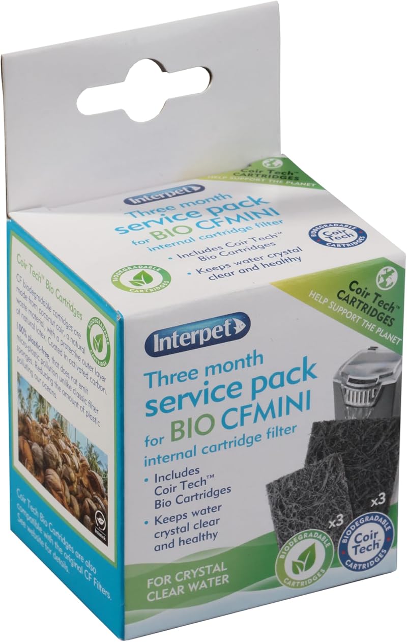 Interpet 3 Month Service Pack for CF Mini Internal Cartridge Filter