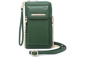Dasein Vegan Leather Crossbody Bag for Women Cellphone Purse Shoulder Bag Credit Card Wallet Case Wristlet with Multi Pockets