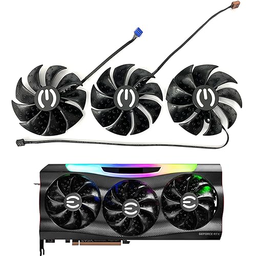 87MM PLD09220S12H Graphics Card Cooling Fan Replacement for EVGA