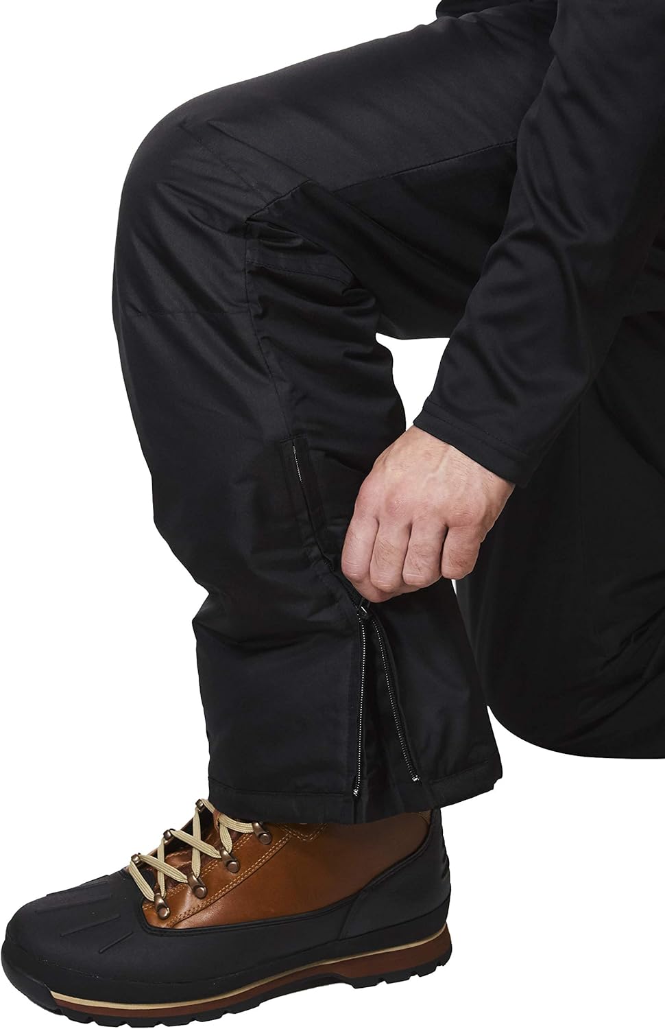 Arctic Quest Mens Insulated Water Resistant Ski Snow Bib Pants: Clothing