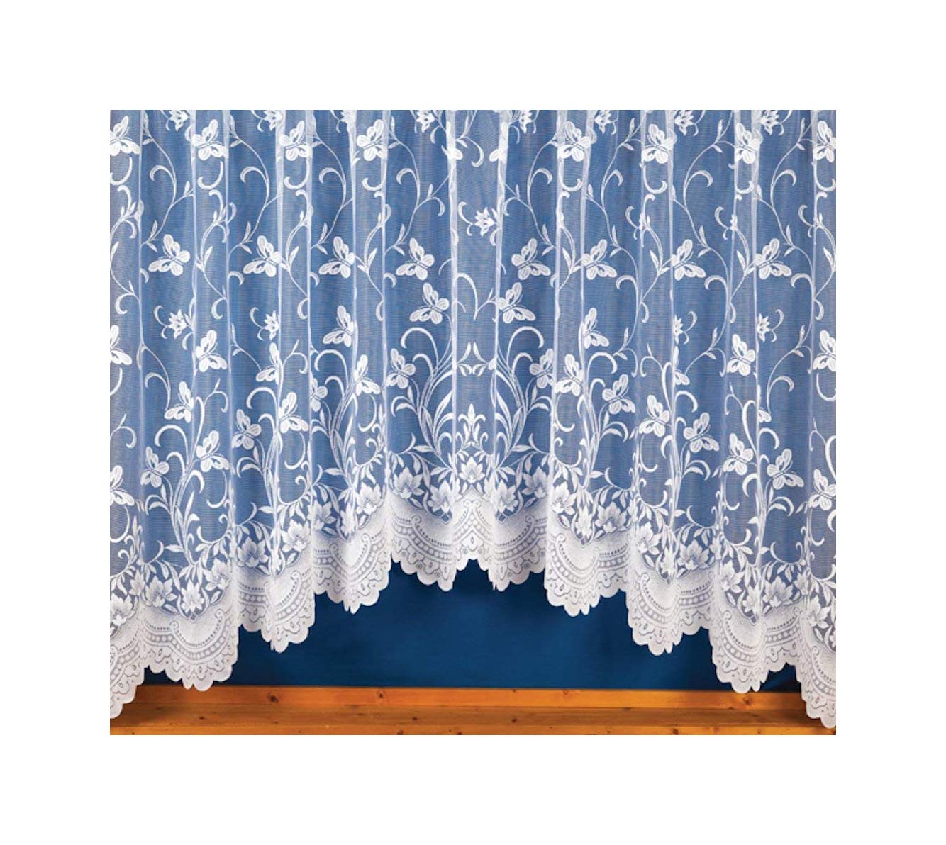 Curtain Blind Accessories Flowered Pattern Window Curtain Net