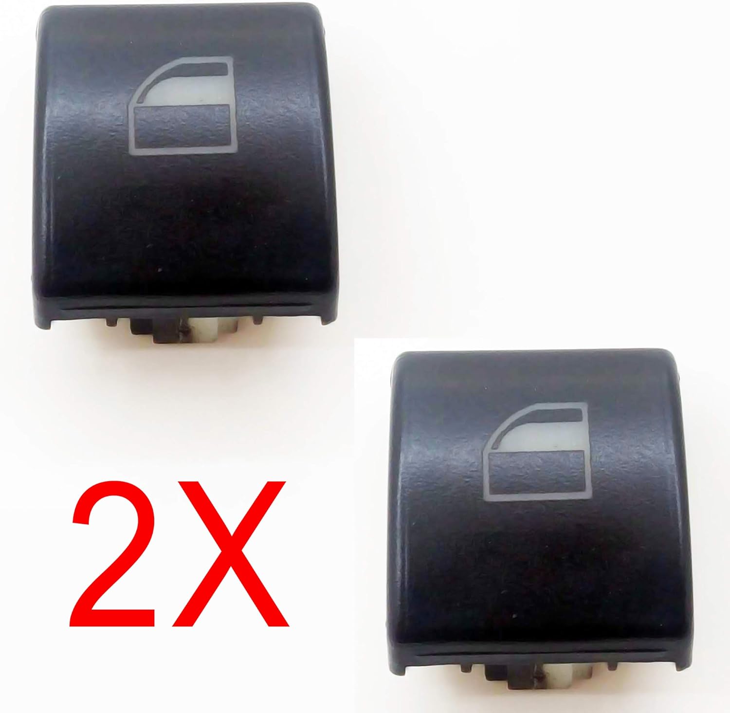 2x Window Switch Button Cap Cover Replacement for BMW 3