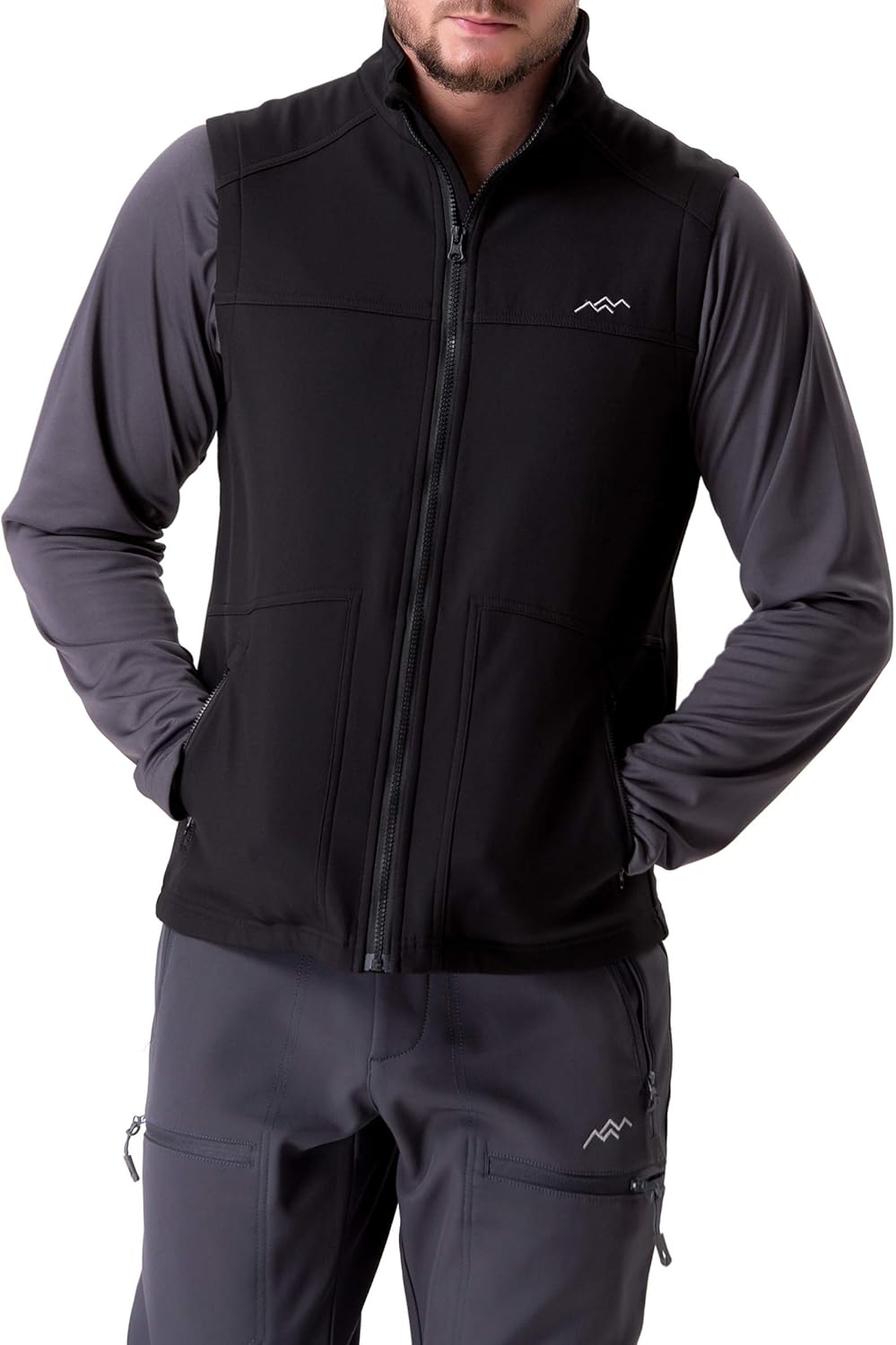 TRAILSIDE SUPPLY CO. Mens FleeceLined Softshell Vest with