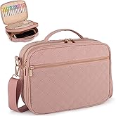 Bunnychill 2 Compartment Bible Cover for Women,Large Bible Case with Handles Shoulder Strap,Carrying Bible Bag Scripture Case Church Bag Bible Protective with Pocket