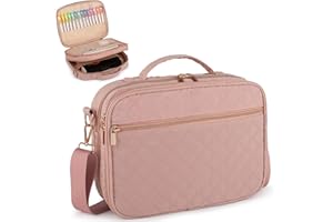 Bunnychill 2 Compartment Bible Cover for Women,Large Bible Case with Handles Shoulder Strap,Carrying Bible Bag Scripture Case Church Bag Bible Protective with Pocket