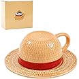 DRZYJ Novelty Creative Anime One Piece Fun Coffee Mugs Ceramic Coffee Tea Milk Cup Office Cup Gift for Adults Kids Birthday