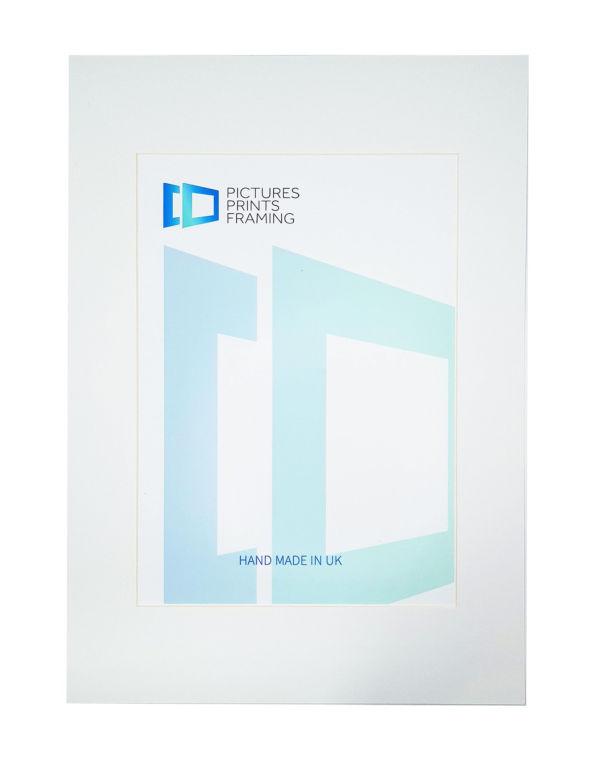 Single Pure White Picture Photo Mount Size 6x8" to fit Image Size 5x7"