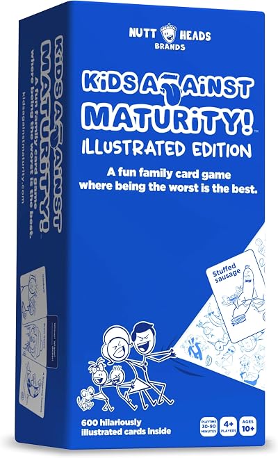 Kids Against Maturity Card Game for Kids and Families