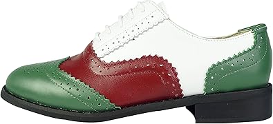green brogues womens